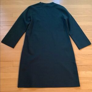 Eileen Fisher Dark Green Long Sleeve Dress